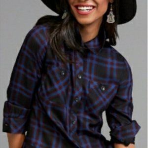 CAbi #3431 Check Shirt Moody Plaid Size XL